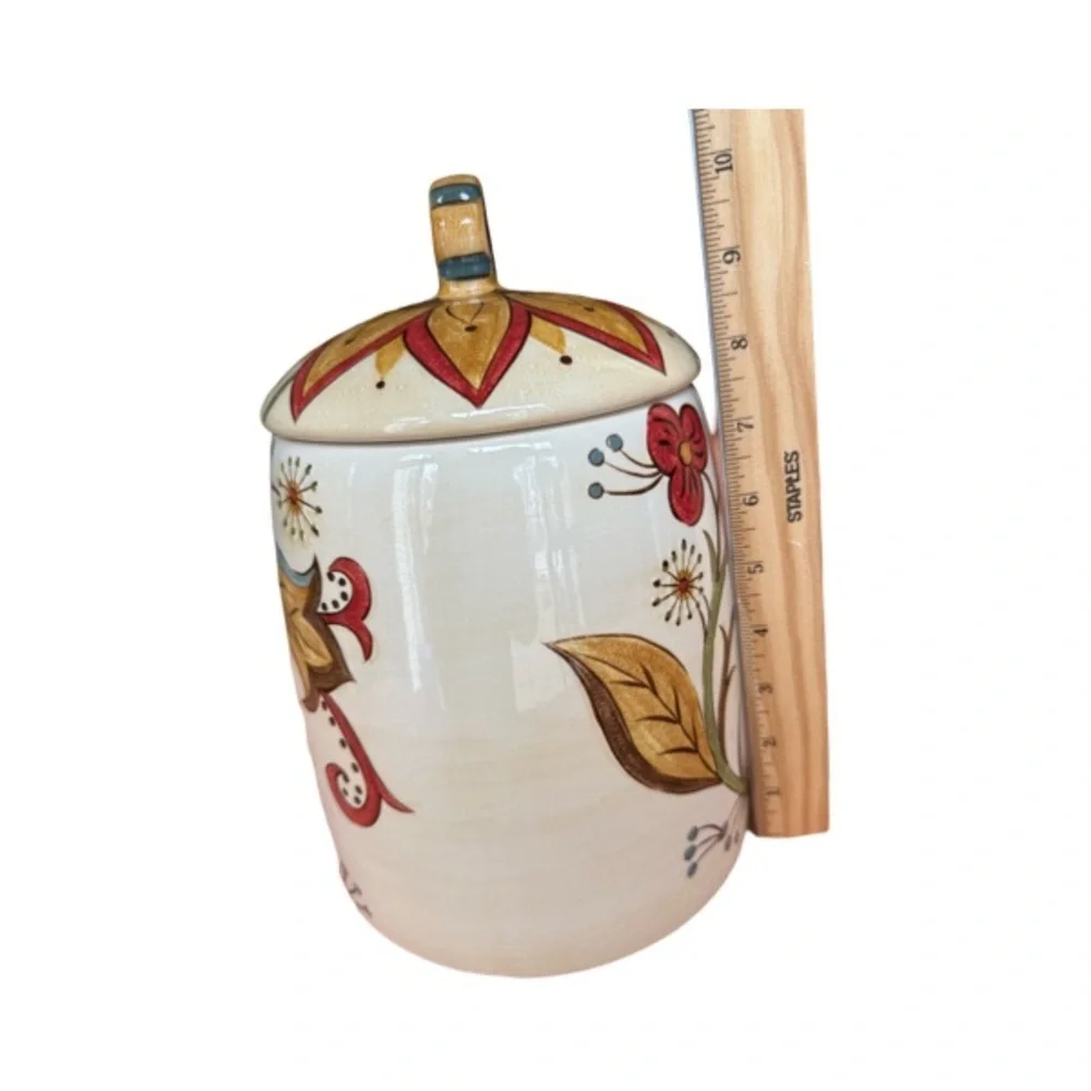 Pier 1 Imports CARYNTHUM Cookie Jar / Large Canister 10.5